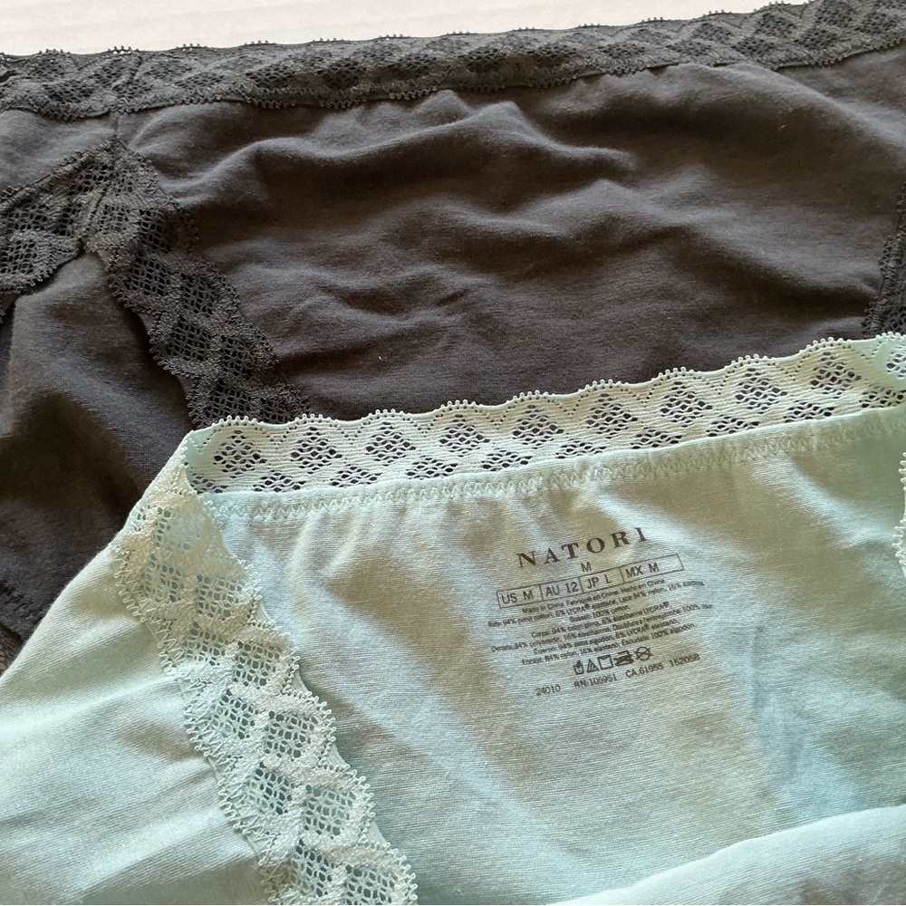 (3) Natori Bliss Perfection French Cut Brief Panty - Picture 4 of 6